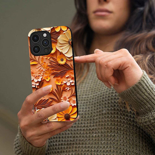 Sonique 3d Flower Series Case Oppo Reno13 5g Orange