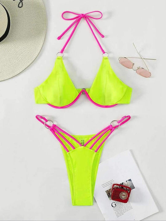 Set Bikini Brazil Κίτρινο