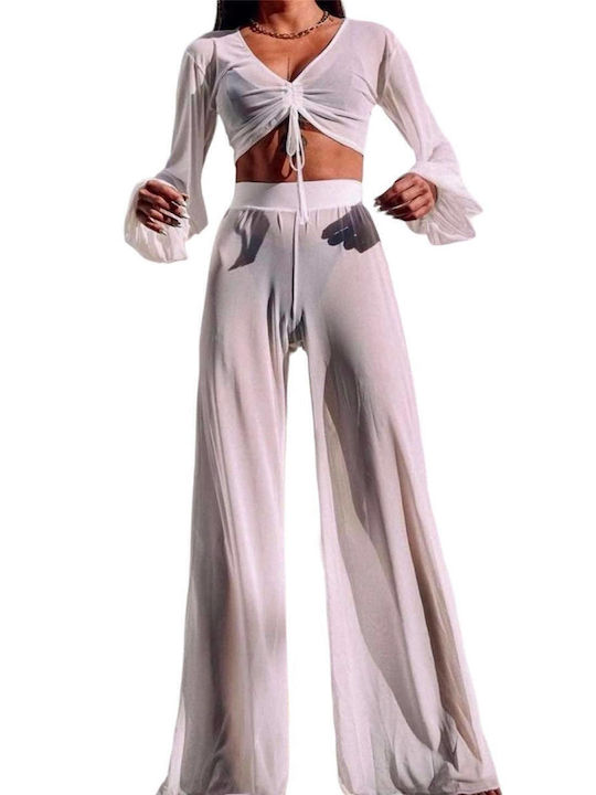 Woman's Fashion Women's Caftan Beachwear White