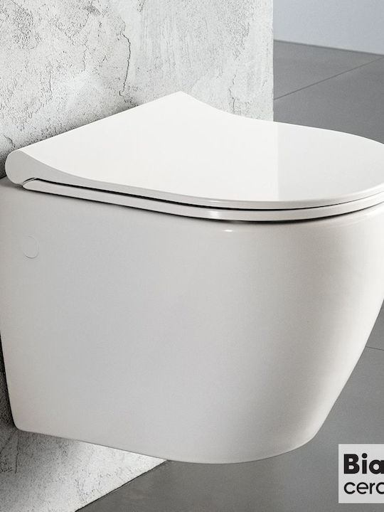 Bianco Ceramica Λεκάνη Κρεμαστή Μπεζ Bianco Ceramica Λεκάνη Κρεμαστή Μπεζ