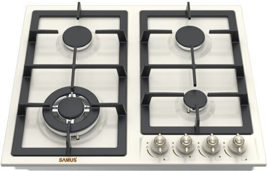 Samus Gaskochfeld Autonom 58x50εκ. Beige