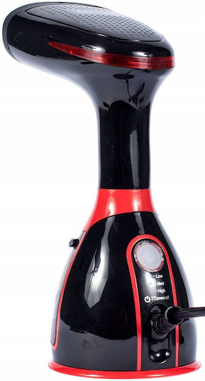 Kleiderdampfer Hand 1500W mit Behälter 280ml Schwarz