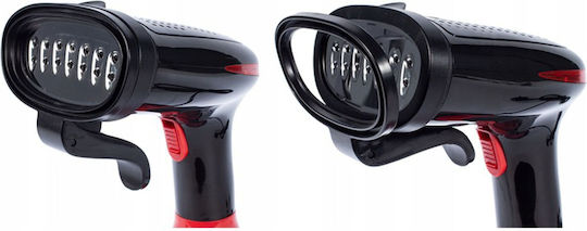 Kleiderdampfer Hand 1500W mit Behälter 280ml Schwarz