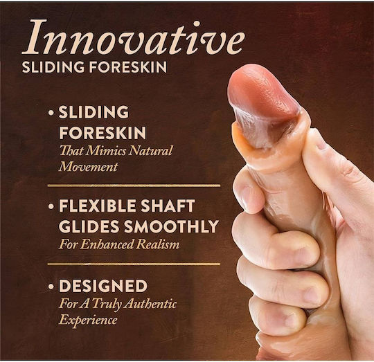 Blush Ρεαλιστικό Dildo με Όρχεις και Βεντούζα Flesh 14cm