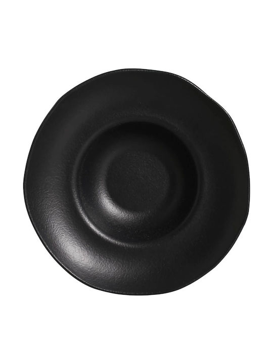 Porto Brasil Plate Pasta Black with Diameter 28cm 6pcs