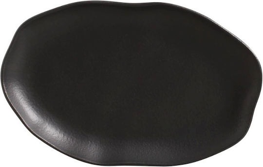 Porto Brasil Plate Shallow Oval Black 30x20cm Porto Brasil Plate Shallow Oval Black 30x20cm