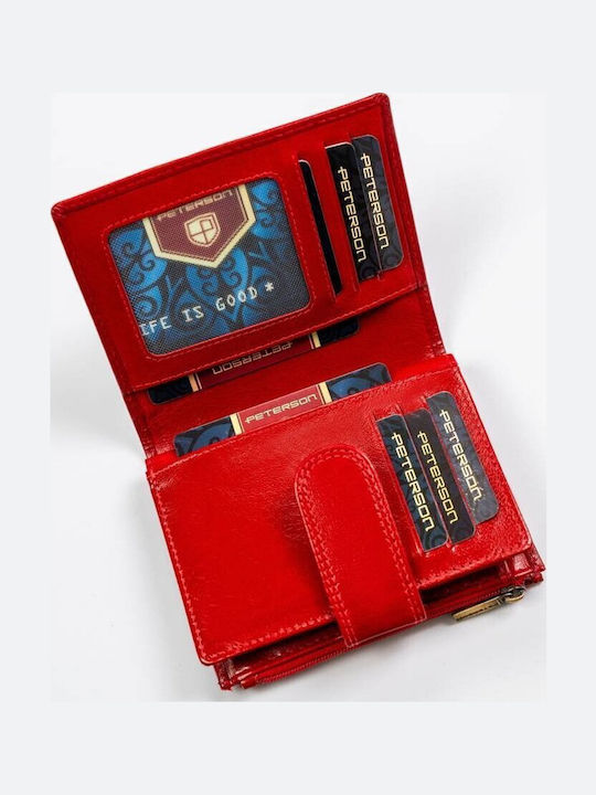 Голяма Дамско Портмоне с RFID Червен