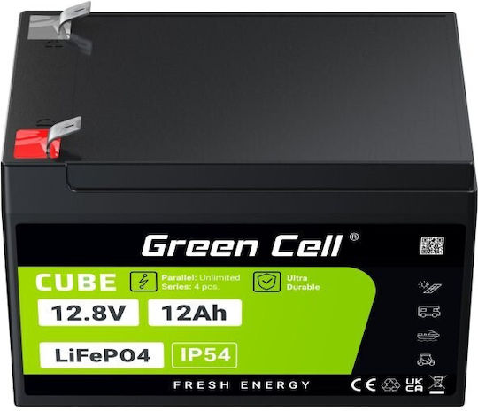 Green Cell Ανταλλακτική Μπαταρία για Ηλεκτρικό Scooter σε Μαύρο Χρώμα 153.6Wh