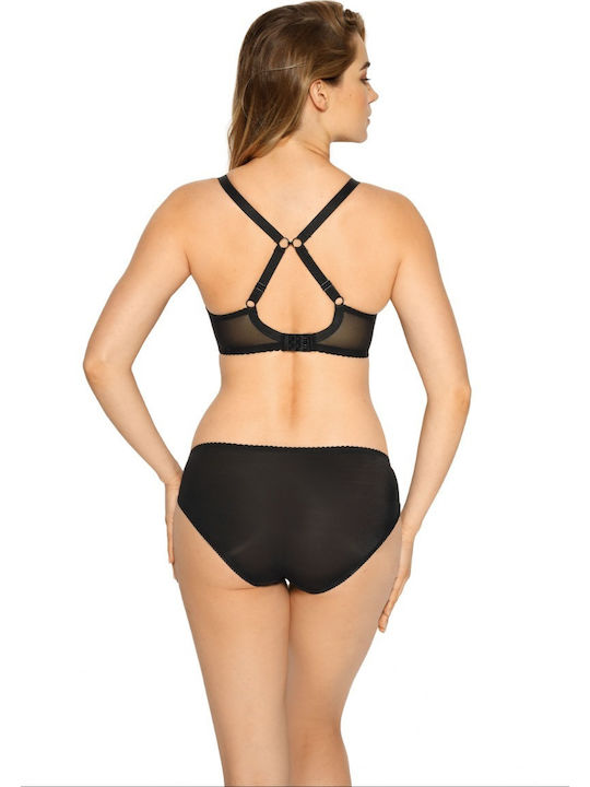 Bra with Light Padding Underwire Black