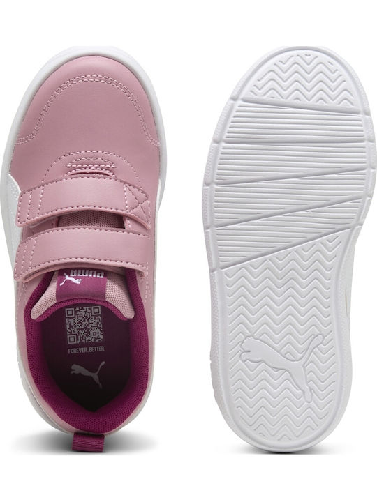 Courtflex V3 Kids Sneakers with Scratch Pink