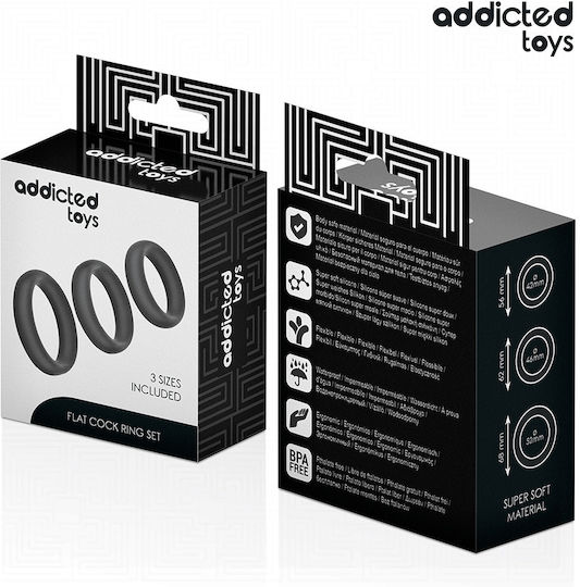 Addicted Toys Комплект Пръстени Петел Силикон Телесен
