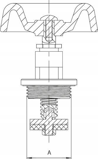 Cast Iron Valve Head M83 1 1/2''