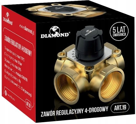 4-way Mixing Valve 3/4 Inch Diamond