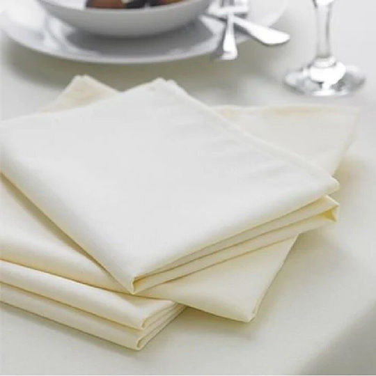 Kotonia Home Șervețel Bumbac Set 10buc Ivory 40x40cm