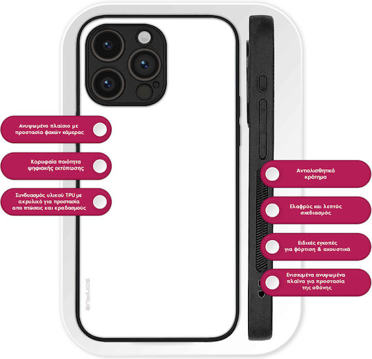 Sonique Colorbloc Series Case Oppo Find X8 Pro 5G White