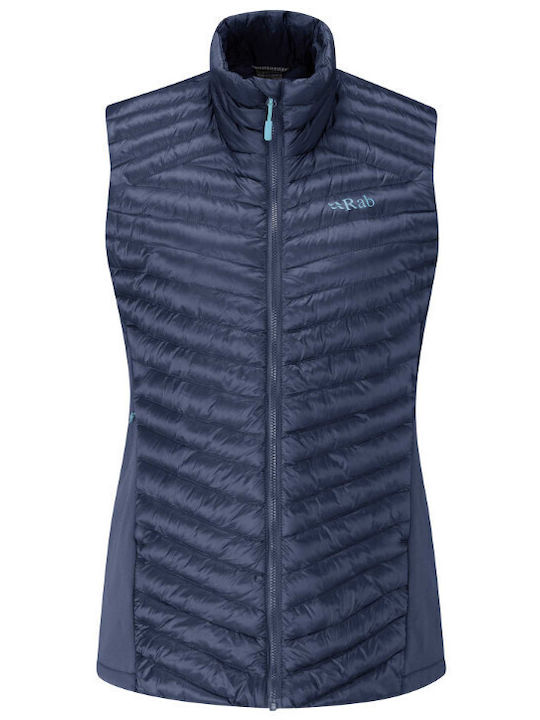 Women's Short Puffer Jacket for Winter Deep Ink