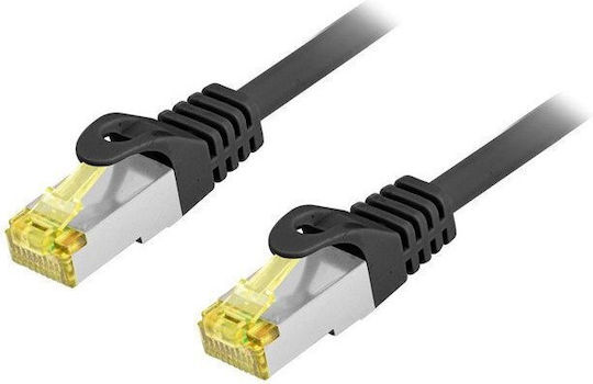 Equip S/FTP Cat.6a (Gigabit) Καλώδιο Δικτύου Ethernet εξωτερικού χώρου 25m Μαύρο