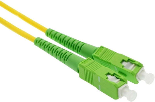 Techly Καλώδιο Οπτικής Ίνας SC/APC-SC/APC 5m