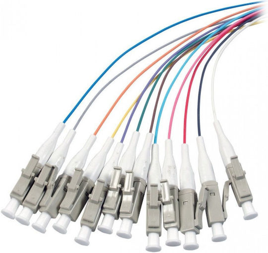 Techly Fiber Optic Cable 2m 12pcs