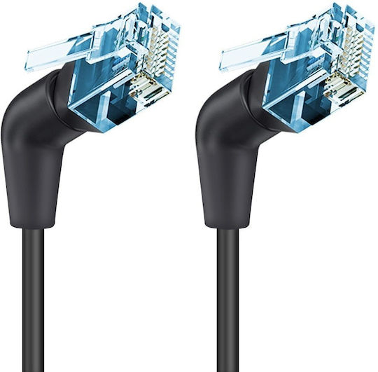 Techly U/FTP (STP) Cat.6a (Gigabit) Καλώδιο Δικτύου Ethernet 0.5m