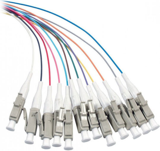 Techly Fiber Optic Cable 2m 12pcs