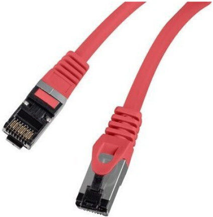 Lanberg S/FTP Cat.8.1 Network Cable Ethernet 1.5m Red