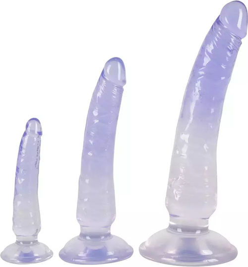 Crystal Glass Dildo Blue 11.9cm