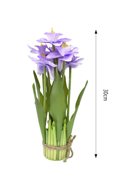 Narcis Artificial Plantă În Ghiveci – 7 Flori 30cm