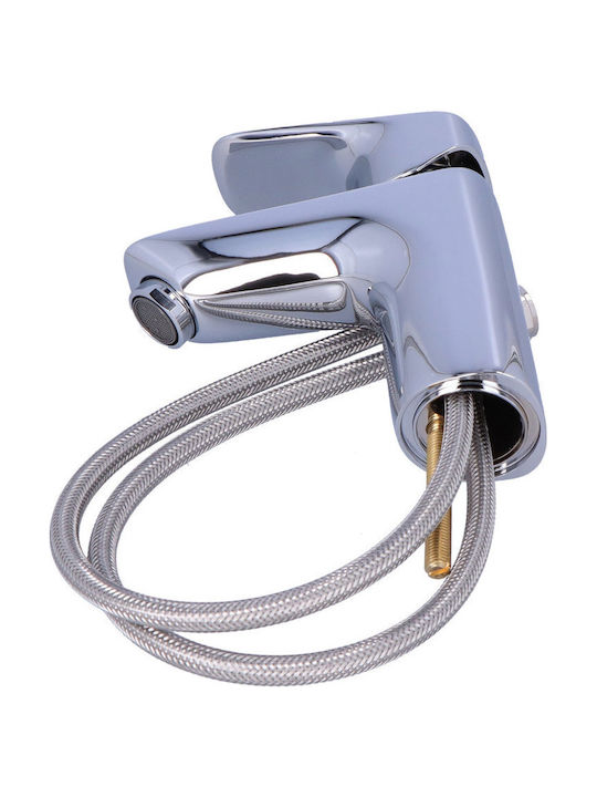 Hansgrohe Αναμεικτική Μπαταρία Νιπτήρα Ασημί