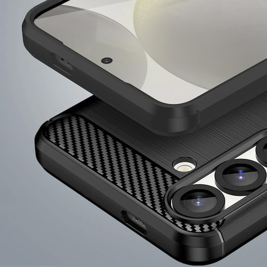 Powertech Carbon Case Mob-2005 Samsung A55 5G Black