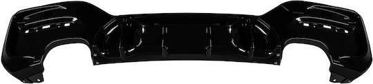 Rear Bumper Diffuser Bmw 1 Series F20 F21 15-19 M-packet Glossy Black 2 Double Exhaust Holes Left & Right Abs Plastic 1 Piece