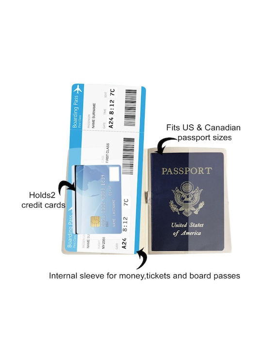 Goldenrod Passport Card Case Travel Map OEM