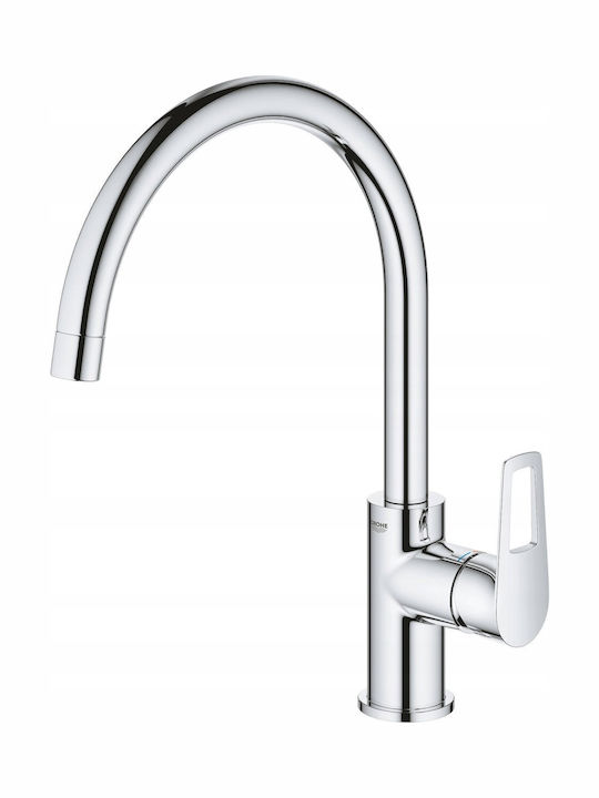 Grohe Смесител За Кухня Настолен Сребрист