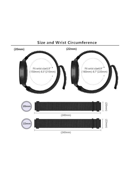 Kalebol Λουράκι Μπλε (Samsung Gear SportApple Watch 38/40/41/42mm3Garmin Venu 2 PlusAmazfit GTSHaylou LS02)