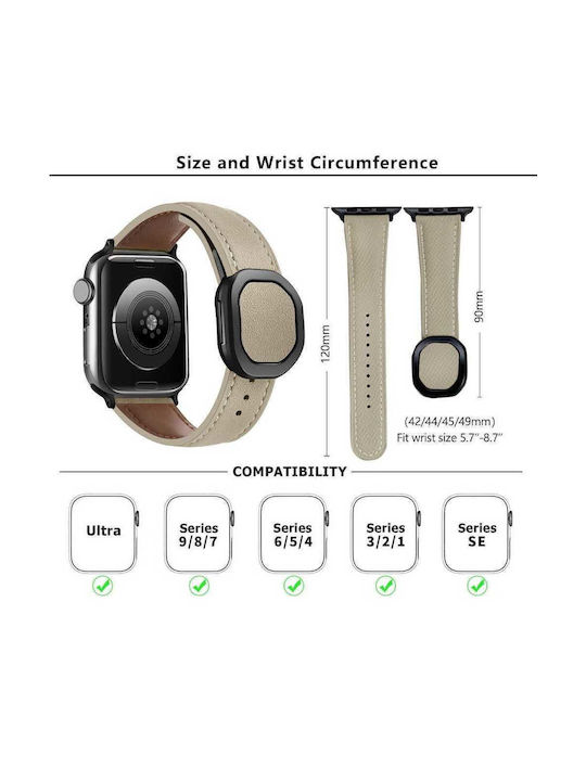 Kalebol Λουράκι Δερμάτινο Πράσινο (Galaxy Watch Ultra / Ultra 2Apple Watch 44/45/46mm/Ultra 49mm)