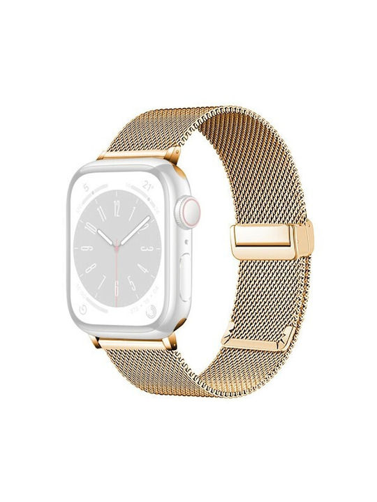 Kalebol Strap Stainless Steel Gold (Apple Watch 10, Ultra 2, Ultra 49mm, 9, 8, 7)