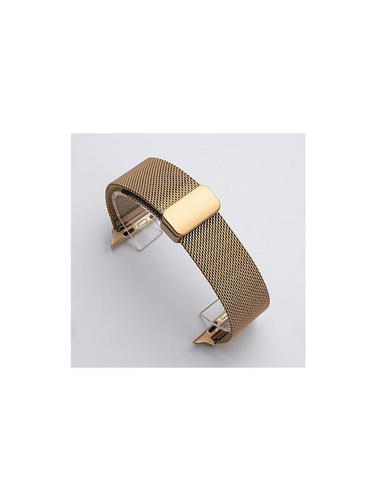 Kalebol Strap Stainless Steel Gold (Apple Watch 10, Ultra 2, Ultra 49mm, 9, 8, 7)