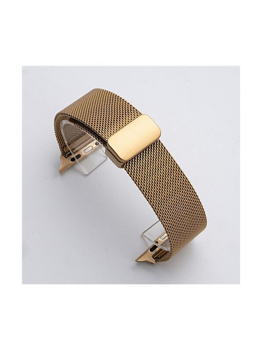 Kalebol Strap Stainless Steel Gold (Apple Watch 10, Ultra 2, Ultra 49mm, 9, 8, 7)