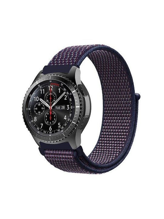 Kalebol Strap Fabric Blue (Samsung Gear SportApple Watch 38/40/41/42mm3Garmin Venu 2 PlusAmazfit GTSHaylou LS02)