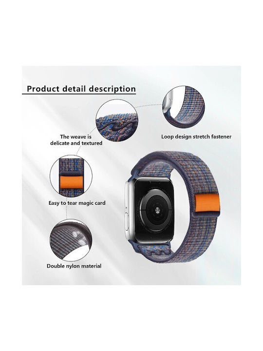 Kalebol Strap Fabric Black (Apple Watch 10, Ultra 2, Ultra 49mm, 9, 8, 7)