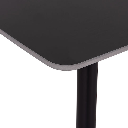 Raven Table Dining Room with Ceramic Surface Black Marble 160x80x74cm