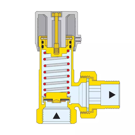 Caleffi Δίοδη Βαλβίδα Ασφαλείας για Λέβητα
