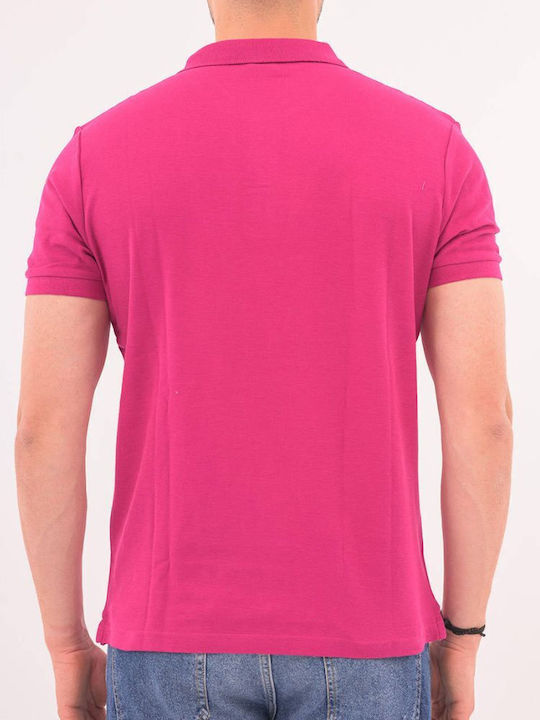 Polo Short Sleeve Blouse Fuchsia