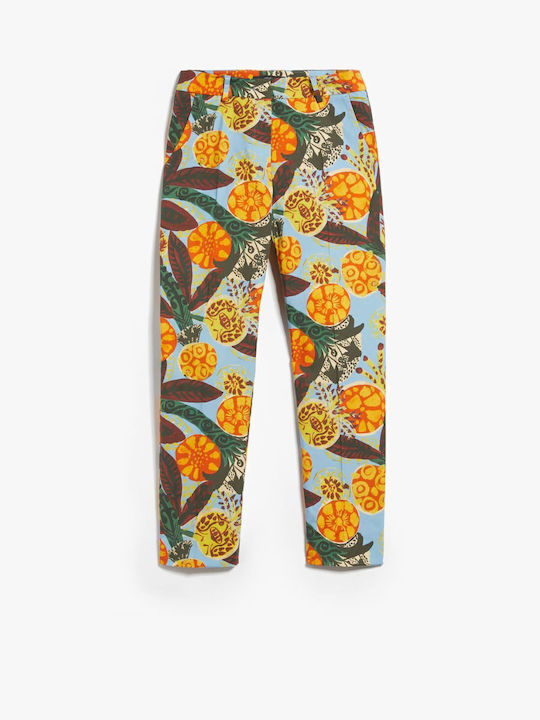 Dama Tesatura Pantaloni Light Blue