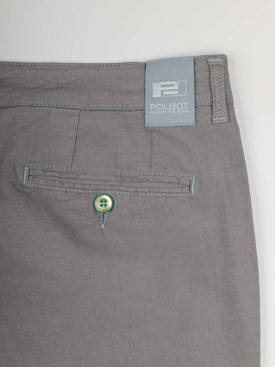 Trousers Chino Elastic Gray
