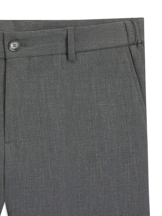 P-genius Hose Chino Elastisch in Schlanker Passform Gray