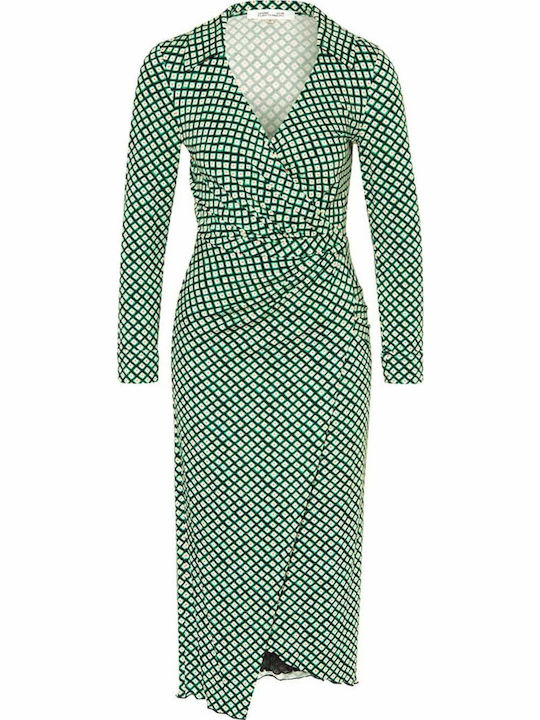 Rochie Midi Verde Indian