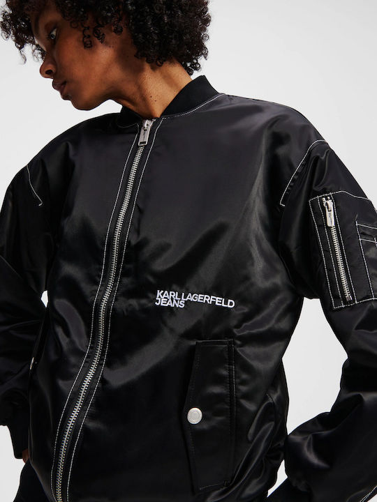 Γυναικείο Bomber Jacket Μαύρο