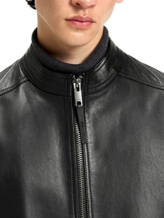 Lokis3 Leather Jacket Black