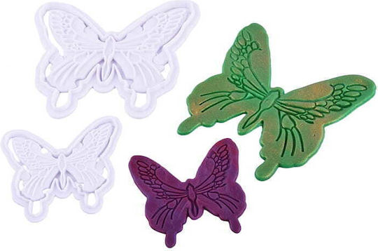 Sugar Paste Cutter Butterflies 2pcs Butterfly Xl Mold